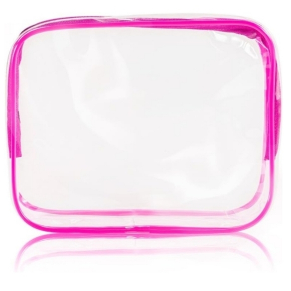 3-Piece Crystal Clear PVC Travel Toiletry Bag Kit - Small, Medium, and Large - Picture 11 of 13